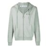 SS21 Stripe Logo-trykk hettejakke grønn