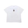 SS21 Trykk Rundhalset genser Kort erme Løs passform Shorts Hvit