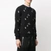 SS21 Trykk Slim Fit Rundhalset Svart