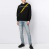 SS21 x Something & Associates Crossover Alphabet hettegenser med trykk, svart