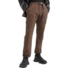 SS22 Ensfarget, rett casualbukser, standardversjon, brun