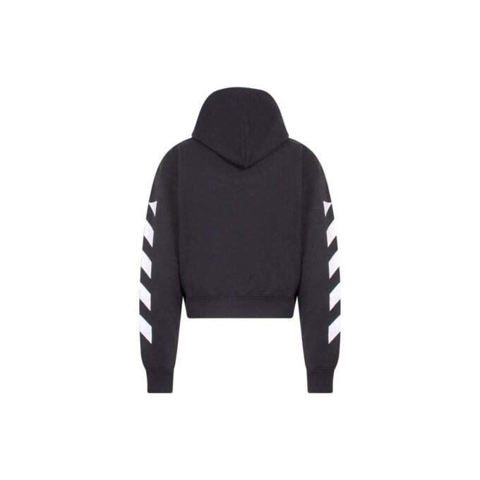 SS22 ermet Hvit stripe Pullover Vanlig versjon Svart