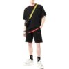 SS22 Logo Micro Mark Straight Shorts Ordinary Version Svart