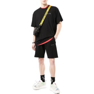 SS22 Logo Micro Mark Straight Shorts Ordinary Version Svart