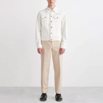 SS22 Logo-skjorte i Denim-jakke-versjon, hvit