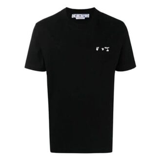 SS22 Logo-trykk, kort ermet, svart
