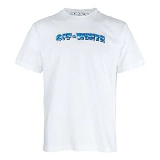 SS22 Logo-trykk pil kort ermet hvit