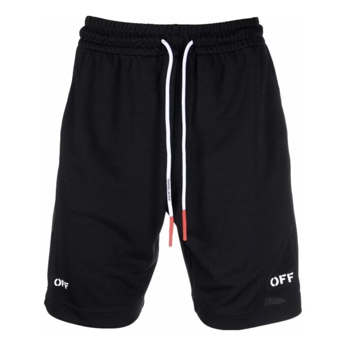 SS22 Logo-trykk Shorts vanlig versjon svart