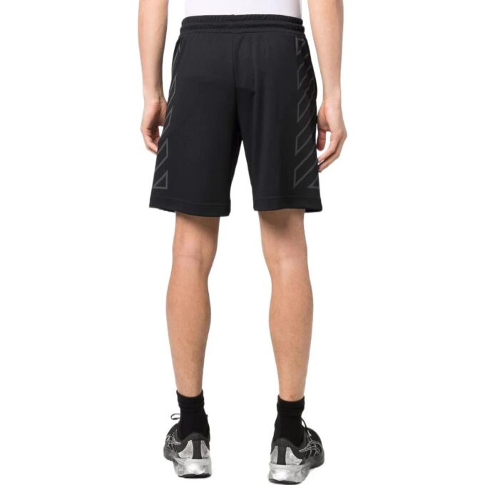 SS22 Logo-trykk Shorts vanlig versjon svart