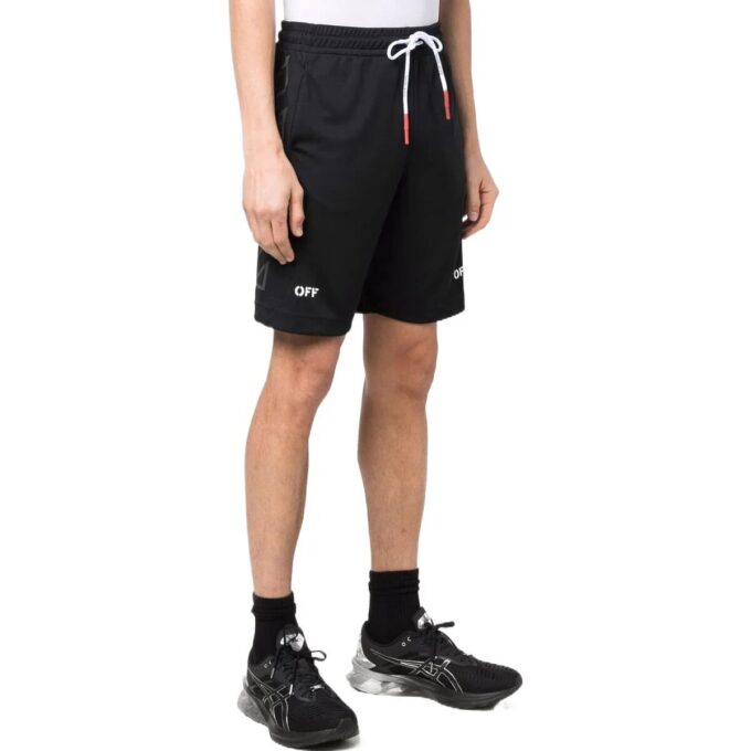 SS22 Logo-trykk Shorts vanlig versjon svart