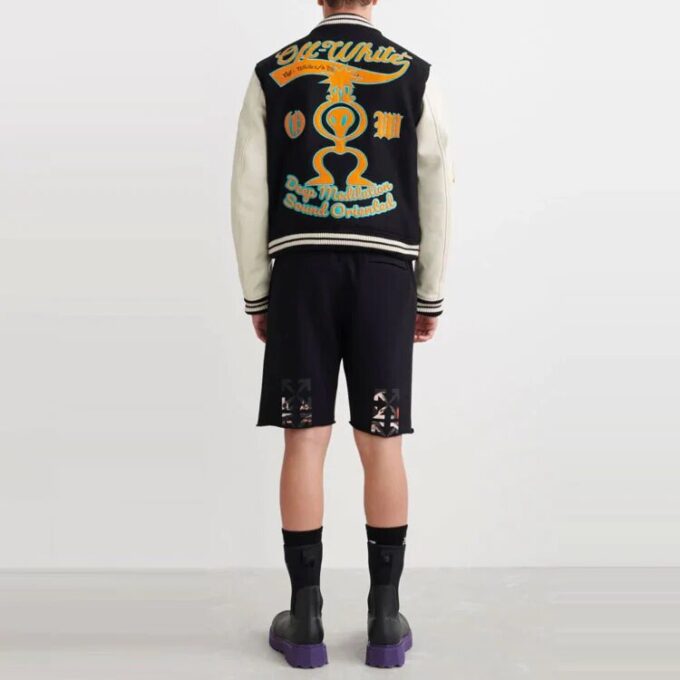 SS22 Rette sportsshorts, svart