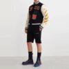 SS22 Rette sportsshorts, svart