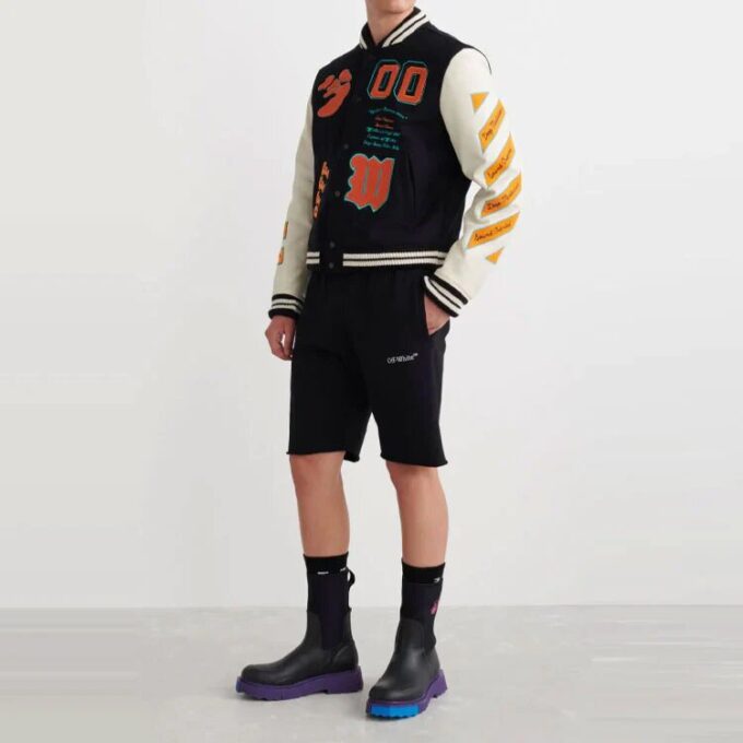 SS22 Rette sportsshorts, svart