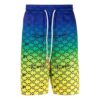 SS22 Shorts med gradienttrykk, flerfarget