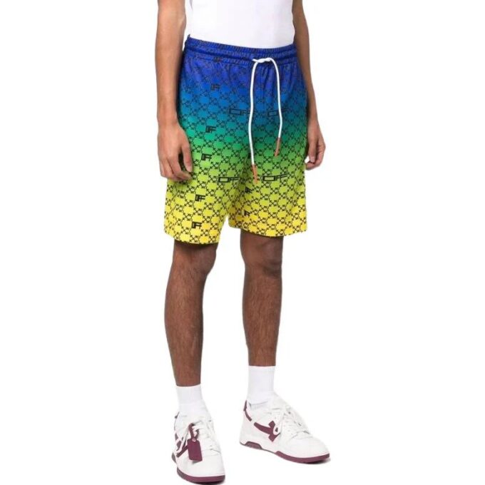 SS22 Shorts med gradienttrykk, flerfarget