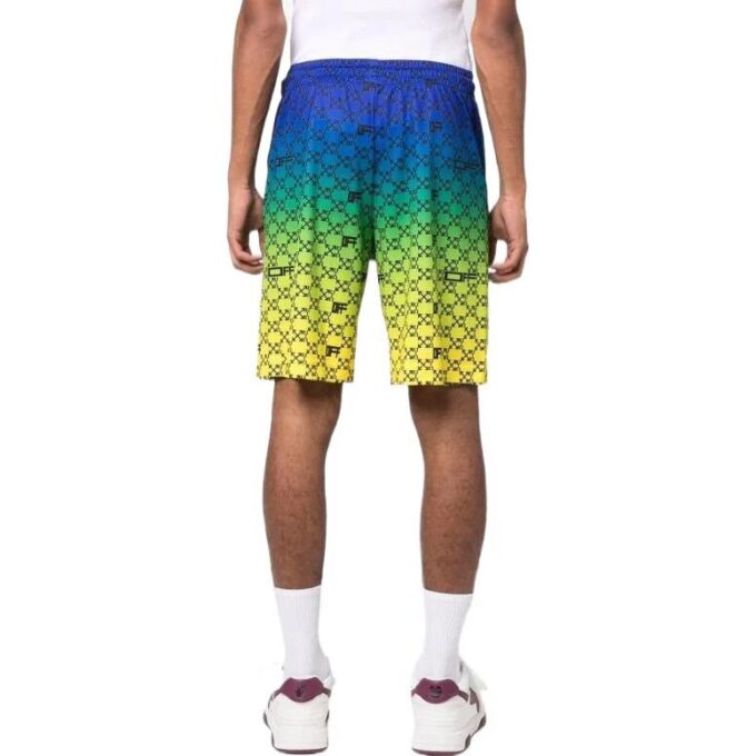 SS22 Shorts med gradienttrykk, flerfarget