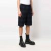 SS22 Shorts med pilmønster og rutemønster, blå