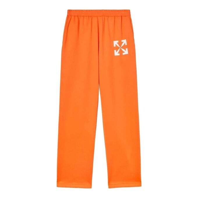 SS22 Sportbukser med pilemønster «Orange White»