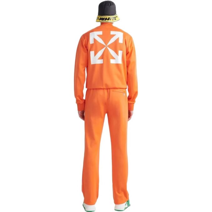 SS22 Sportbukser med pilemønster «Orange White»