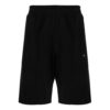 SS22 Sportsshorts med bølgemønster, vanlig versjon, svart
