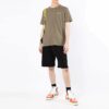 SS22 Sportsshorts med bølgemønster, vanlig versjon, svart