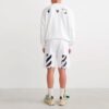 SS22 Sportsshorts-versjon Hvit