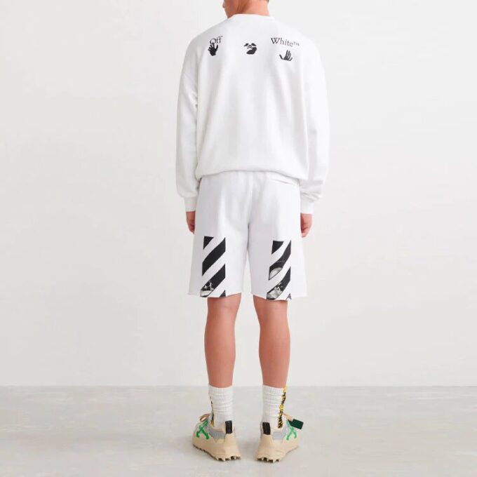 SS22 Sportsshorts-versjon Hvit