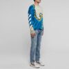 SS22 Tie-dye-mønster, lange ermer, standardversjon, flerfarget