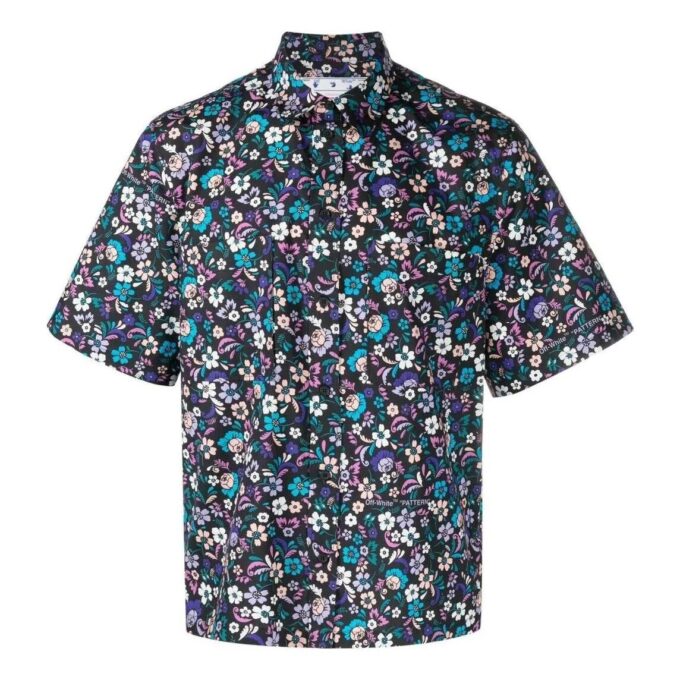 SS23 Flowers sommerbomullsskjorte