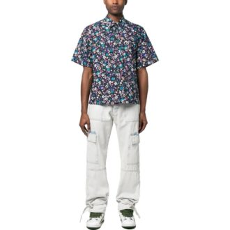 SS23 Flowers sommerbomullsskjorte