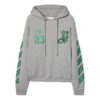 SS24 Varsity Skate-hettegenser «Melange Grey College Green»
