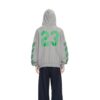 SS24 Varsity Skate-hettegenser «Melange Grey College Green»