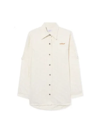 Star Jacquard Denim skjortejakke