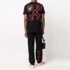 Starred Arrow Slim Tee «Svart/Rød»