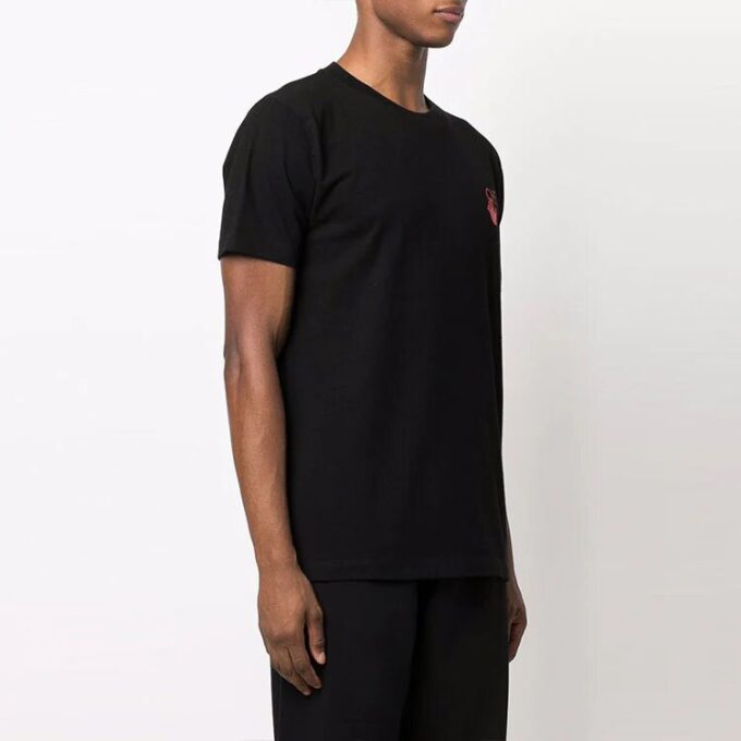Starred Arrow Slim Tee «Svart/Rød»