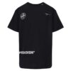 Stencil SS Over Tee «Black Fuchsia Pink»