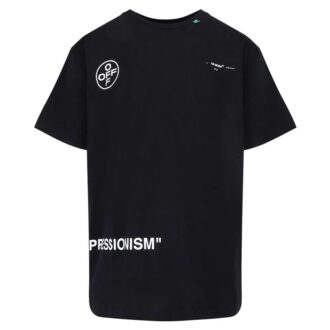 Stencil SS Over Tee «Black Fuchsia Pink»