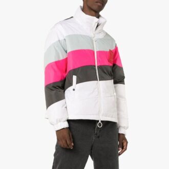 Stripe Jacket Slim Fit-versjon Colorblock