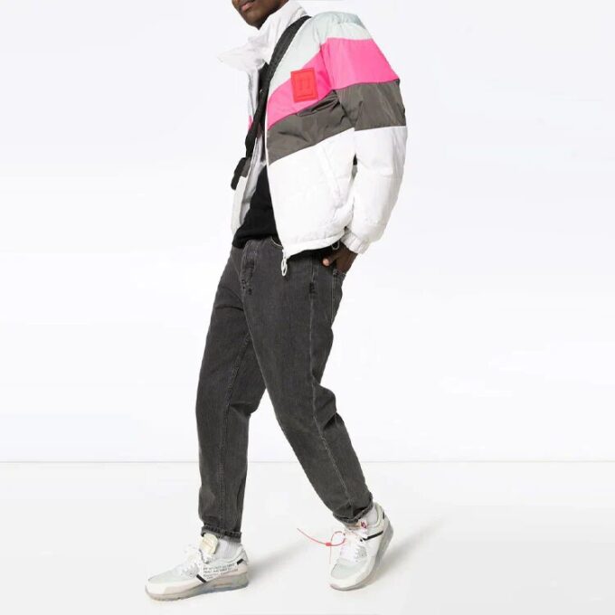 Stripe Jacket Slim Fit-versjon Colorblock