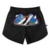 Stripe Mesh Shorts-versjon Svart