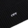 Svart Stamp Loose Beanie
