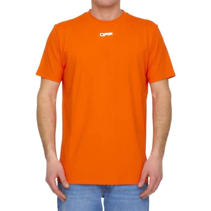 T-skjorte i andre materialer «Orange»