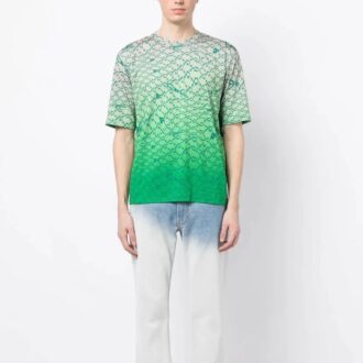 T-skjorte med Arrows-print og ombré-effekt