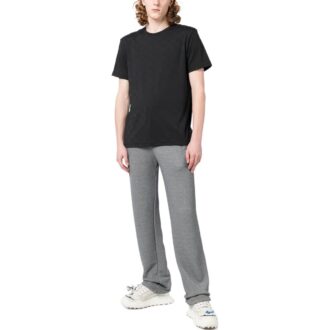 T-skjorte med rund hals og monogram-trykk