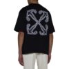 Tattoo Arrow Skate Shorts-ærmet T-skjorte «Black White»