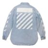 Temperature C/O Virgil Abloh Herre Temperature Denimskjorte Lysblå