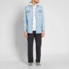 Temperature C/O Virgil Abloh Herre Temperature Denimskjorte Lysblå