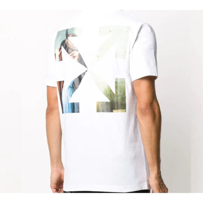 The Kiss Printing kortærmet hvit Shorts