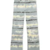 Tie-dye-mønster over hele Slim Relax-jeans