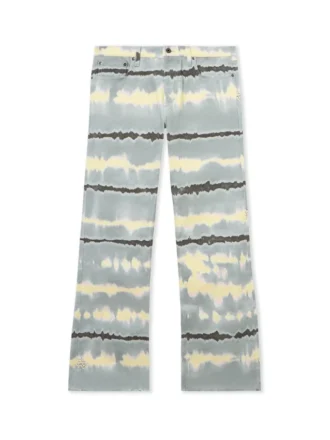 Tie-dye-mønster over hele Slim Relax-jeans